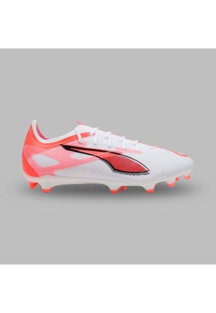 Guayos Puma Hombre Ultra 5 Match FG-Ag Blanco-Rojo