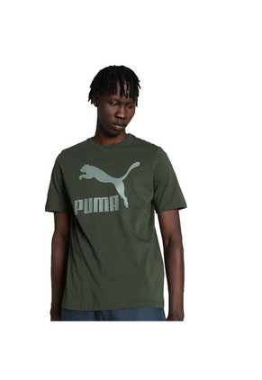 Camisa Puma Para Hombre Classics Logo Verde