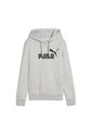 Hoodie Deportivo Puma Original Ess No1 Logo Gris Hombre de Puma