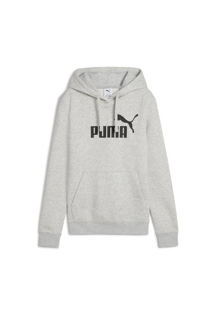 Hoodie Deportivo Puma Original Ess No1 Logo Gris Hombre