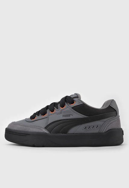 Tenis Skateboarding Gris-Negro-Naranja PUMA Park Lifestyle SK8