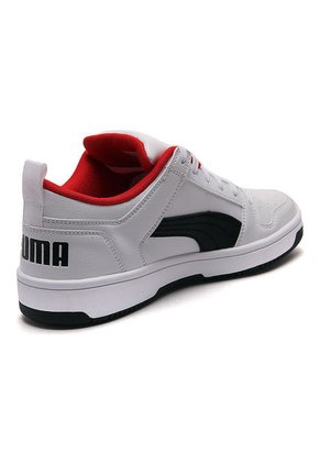 Tenis Lifestyle Blanco-Rojo-Negro Puma Rebound LayUp Lo Sl
