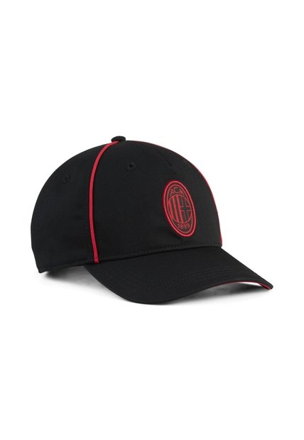 Gorra Puma Original Ac Milan King Cap Negro Rojo Para Hombre