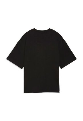 Camisa Deportiva Puma Originals Ess Graphics Leo Negro Mujer