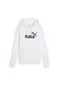 Hoodie Deportivo Puma Original Ess N1 Logo Blanco Para Mujer de Puma