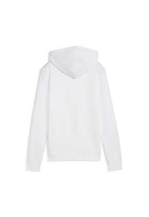 Hoodie Deportivo Puma Original Ess N1 Logo Blanco Para Mujer