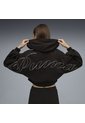 Hoodie Puma Original Ess Graphic Bedazzled Fz Tr Negro Mujer de Puma