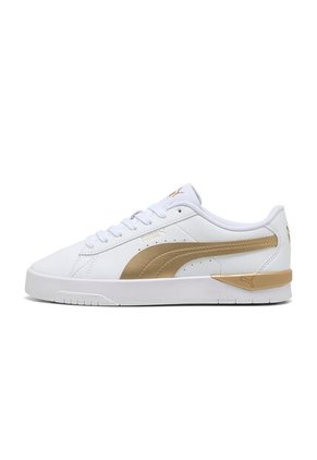 Tenis Deportivo Puma Jada Classic Aqua Metallic Blanco Mujer