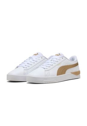 Tenis Deportivo Puma Jada Classic Aqua Metallic Blanco Mujer