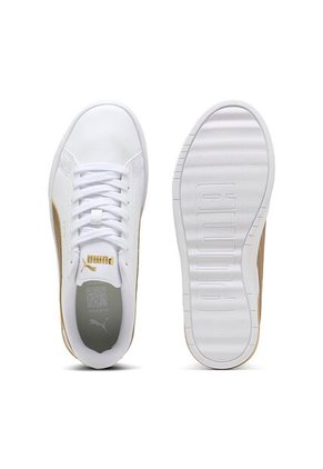 Tenis Deportivo Puma Jada Classic Aqua Metallic Blanco Mujer