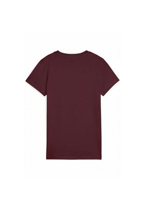 Tshirt Puma Original Essentials Metallic W Rojo Para Mujer