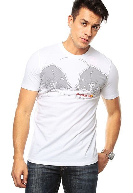 Camiseta Blanca Hueso Puma RBR Graphic Tee 1