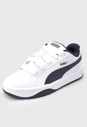 Tenis Lifestyle Blanco-Azul Navy PUMA Park Lifestyle Easy
