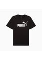 Tshirt Camisa Marca Puma Ess Logo Tee Original Azul Hombre de Puma