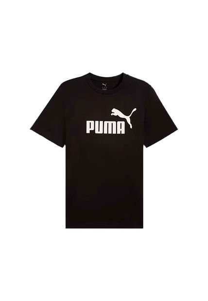 Tshirt Camisa Marca Puma Ess Logo Tee Original Negro Hombre