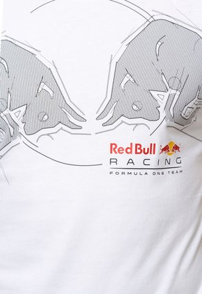 Camiseta Blanca Hueso Puma RBR Graphic Tee 1