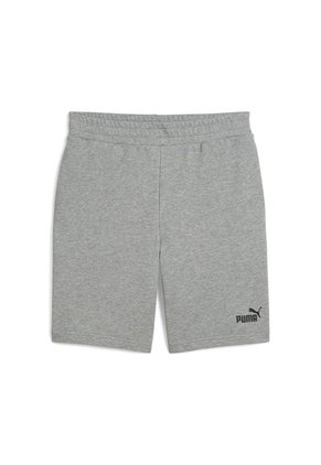 Short Deportivo Marca Puma Logo Slim Original Gris Hombre