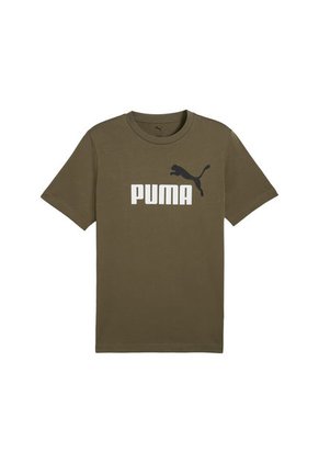 Tshirt Camisa Marca Puma Ess 2 No 1 Original Café Hombre