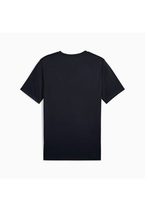 Polo Camisa Marca Puma Ess Logo Pique Original Azul Hombre