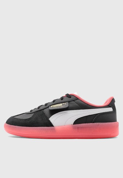 Tenis Lifestyle Negro-Blanco-Rosa PUMA Palermo Strkr