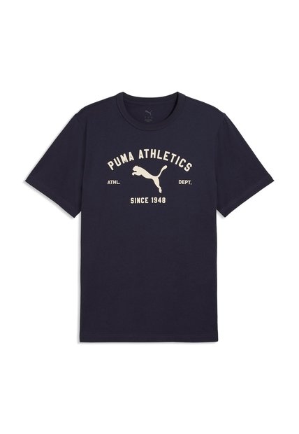 Camisa Deportiva Puma Original ClassGraphic Azul Para Hombre