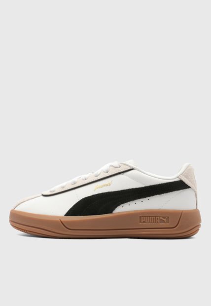 Tenis Lifestyle Blanco-Negro-Marron PUMA Club Klassika