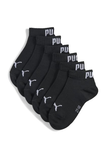 Medias Deportivas Puma Original Plain Quarter 3P Negro Niños