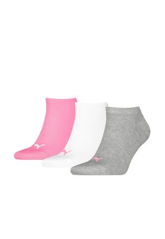 Medias Deportivas Puma Original Sneaker Plain 3P Rosa Unisex Puma