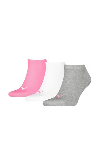 Medias Deportivas Puma Original Sneaker Plain 3P Rosa Unisex