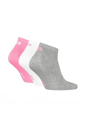 Medias Deportivas Puma Original Sneaker Plain 3P Rosa Unisex