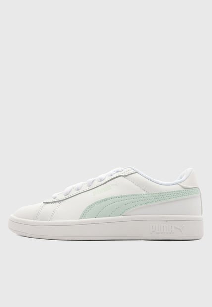 Tenis Lifestyle Blanco-Verde Menta PUMA Smash 3.0 L Wns