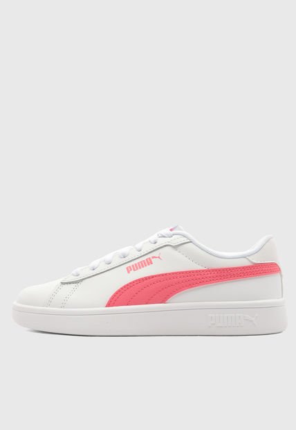 Tenis Lifestyle Blanco-Rosa PUMA Smash 3.0