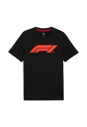 Camisa Deportiva Puma Original F1 Ess Logo Negro Para Hombre