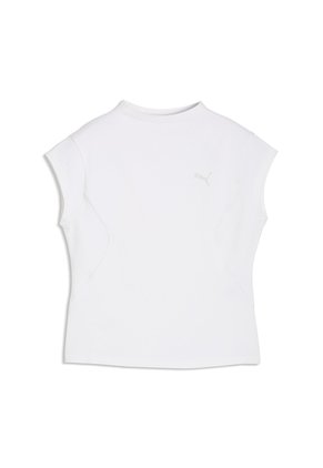 Camisa Deportiva Puma Originals Tech Sense Blanco Para Mujer
