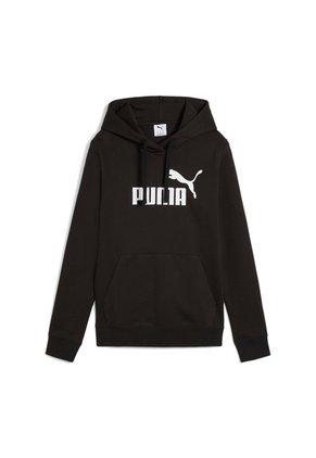 Hoodie Deportivo Puma Original Ess N1 Logo Negro Para Mujer