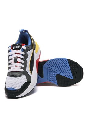 Tenis Lifestyle Blanco-Azul-Rojo-Amarillo-Negro Puma X Ray Jr