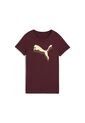 Tshirt Puma Original Essentials Metallic W Rojo Para Mujer de Puma