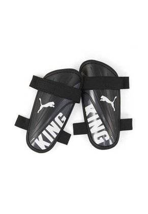 Canilleras Con Correas Puma Original King Strap Negro Hombre