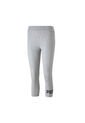 Leggings Puma Original Ess 3/4 Logo Leggings Gris Para Mujer de Puma