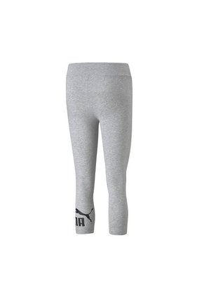 Leggings Puma Original Ess 3/4 Logo Leggings Gris Para Mujer
