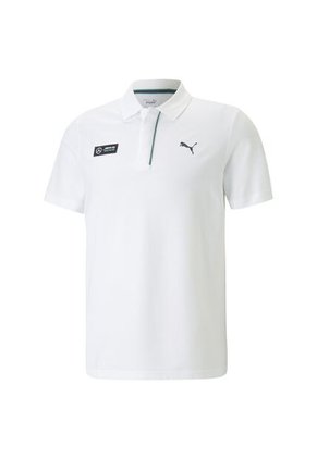 Camisa Tipo Polo Puma Original Mapf1 Petronas Blanco Hombre