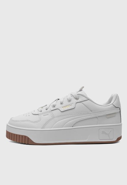 Tenis Lifestyle Blanco-Marrón PUMA Carina Street Lux