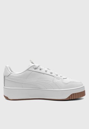 Tenis Lifestyle Blanco-Marrón PUMA Carina Street Lux