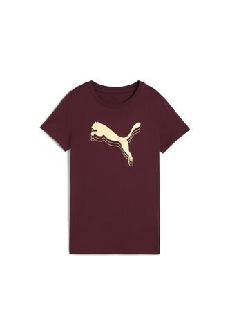 Tshirt Puma Original Essentials Metallic W Rojo Para Mujer Puma