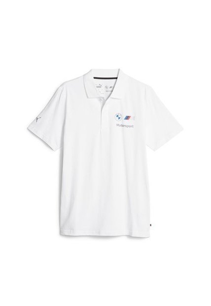 Camisa Tipo Polo Puma Original Bmw MmsEss Blanco Para Hombre