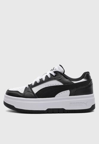 Tenis PUMA Rebound Femme Low Blanco Puma