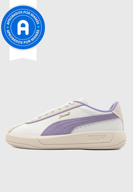 Tenis Lifestyle Blanco-Violeta PUMA Club