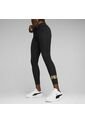Leggings Puma Original Essential+ Metallic Negro Para Mujer de Puma