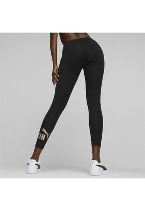 Leggings Puma Original Essential+ Metallic Negro Para Mujer