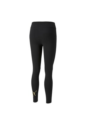 Leggings Puma Original Essential+ Metallic Negro Para Mujer